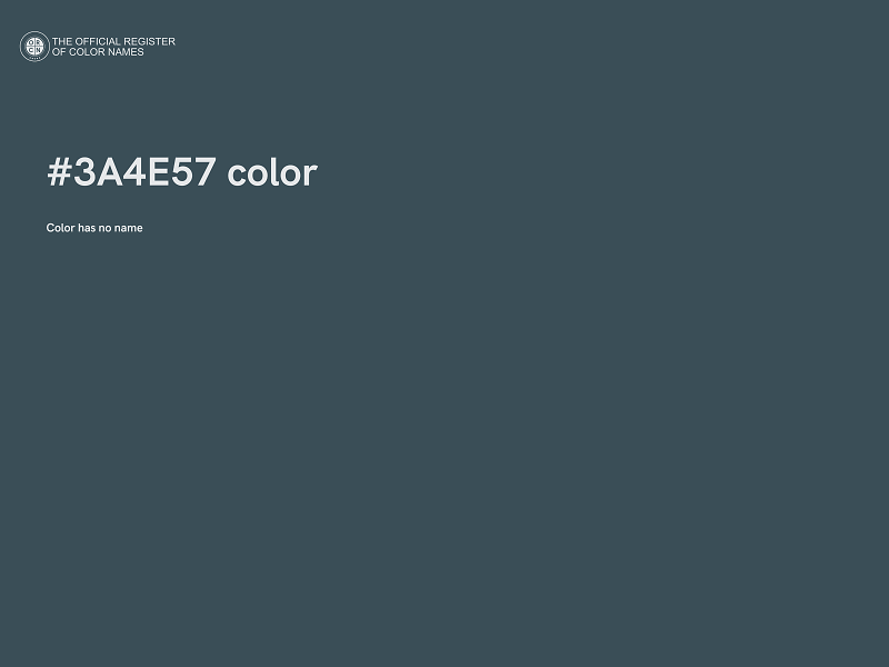 #3A4E57 color image
