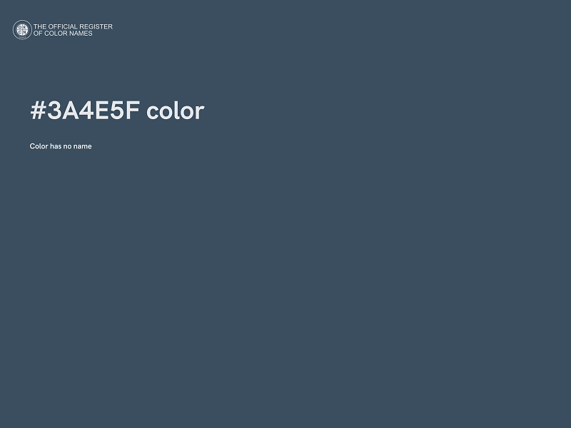 #3A4E5F color image