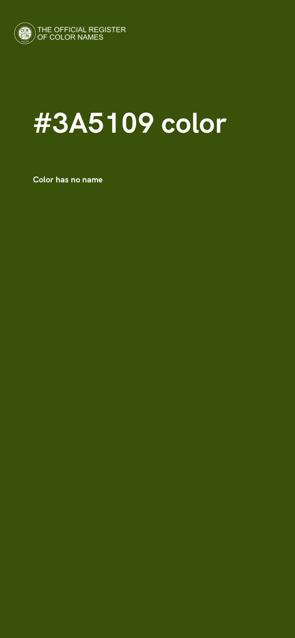 #3A5109 color image