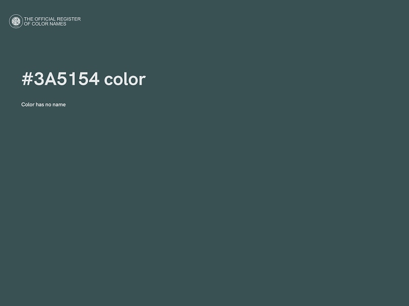 #3A5154 color image