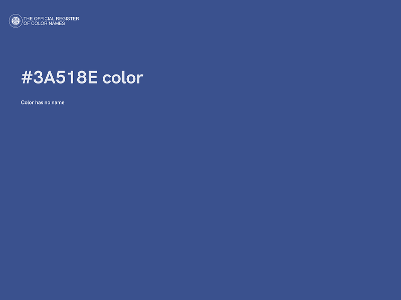 #3A518E color image