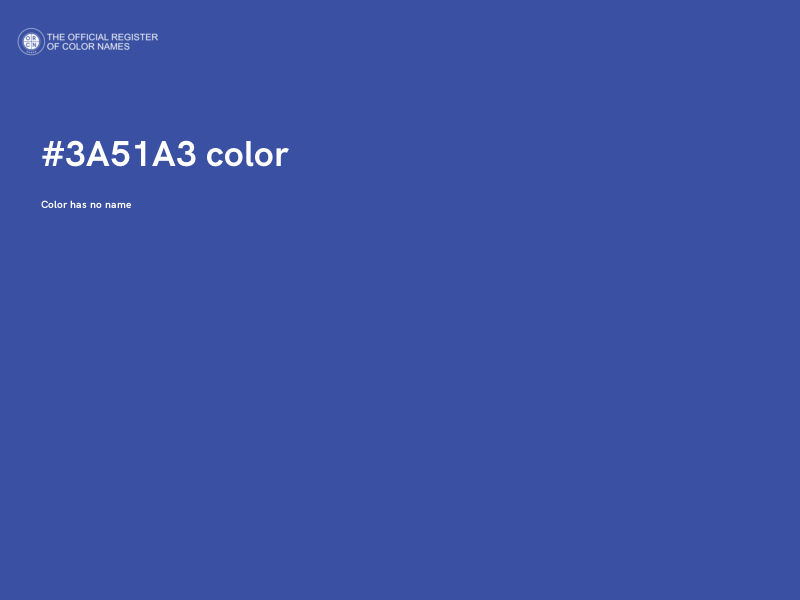 #3A51A3 color image