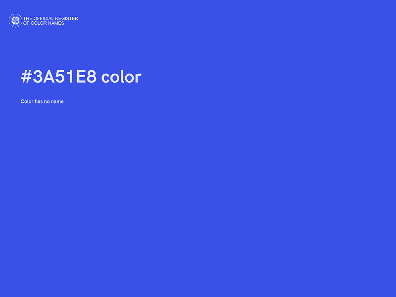 #3A51E8 color image