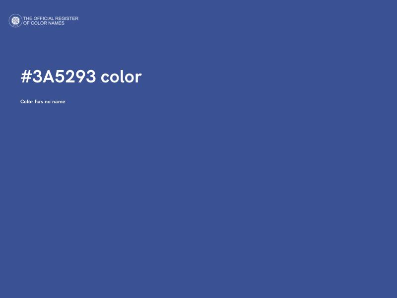 #3A5293 color image