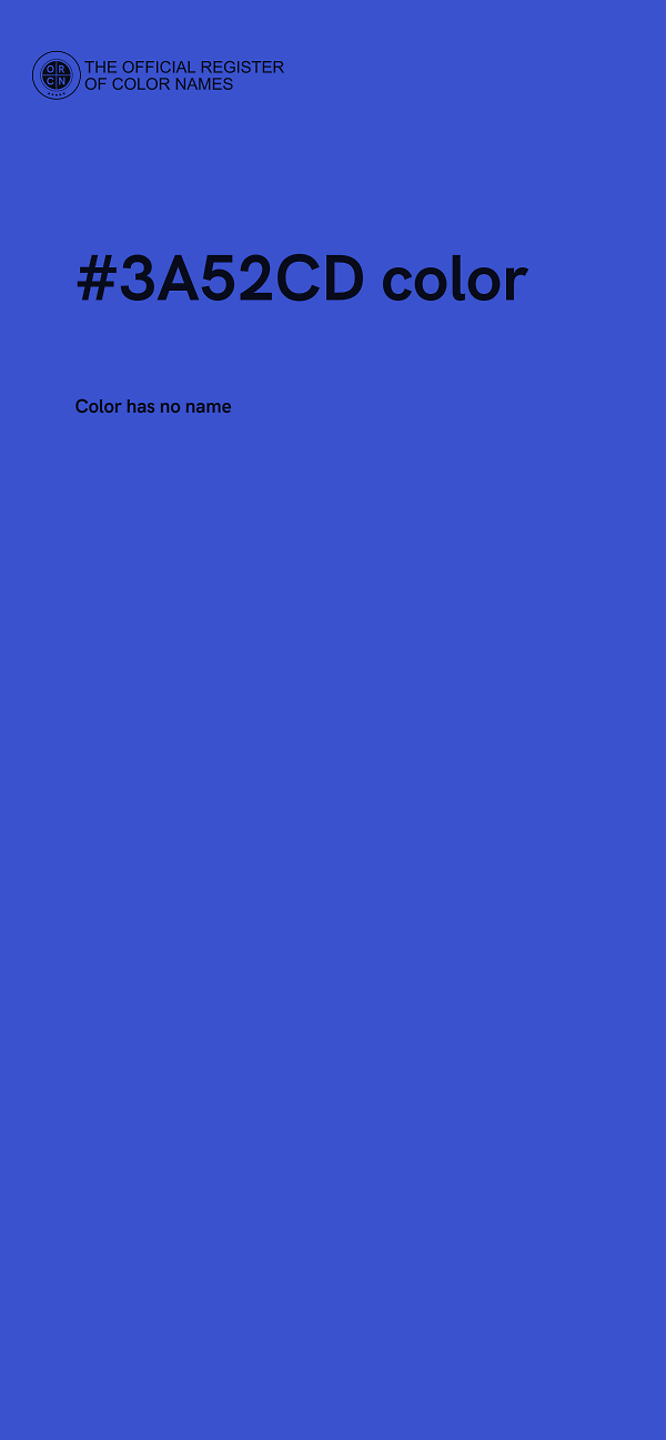 #3A52CD color image