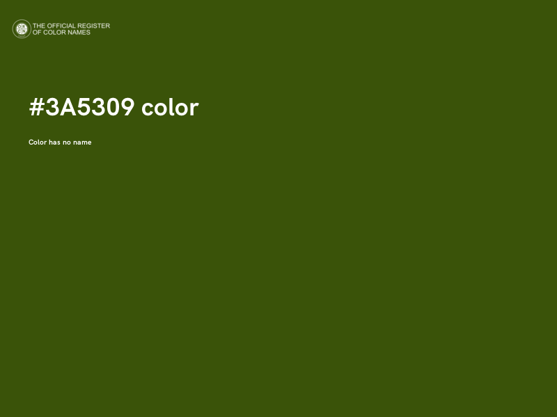 #3A5309 color image