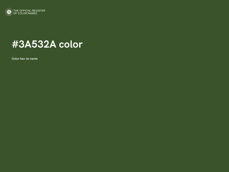 #3A532A color image