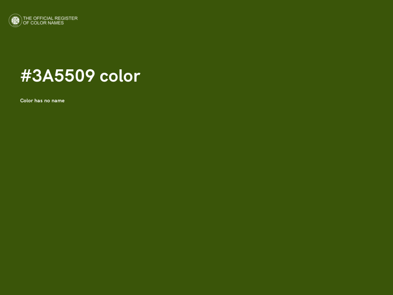 #3A5509 color image