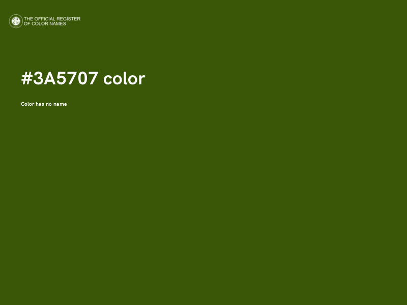 #3A5707 color image