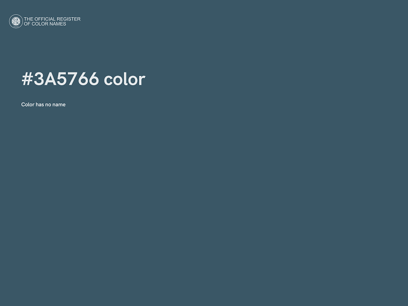 #3A5766 color image