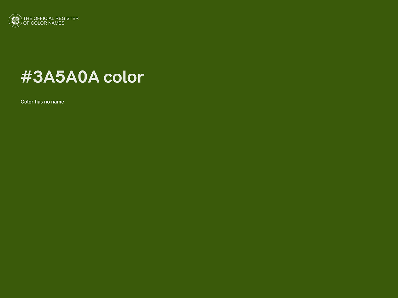 #3A5A0A color image