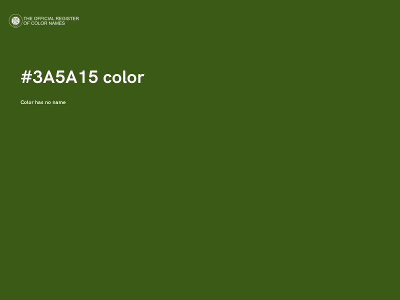 #3A5A15 color image