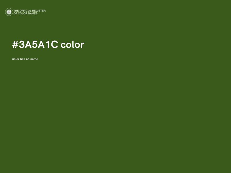 #3A5A1C color image