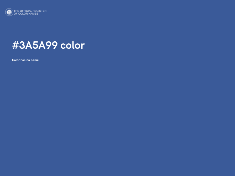 #3A5A99 color image