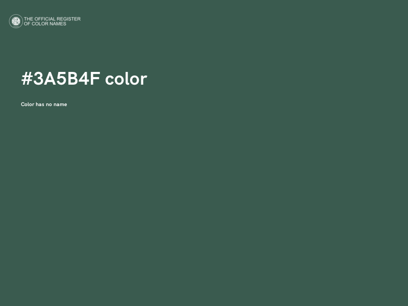 #3A5B4F color image