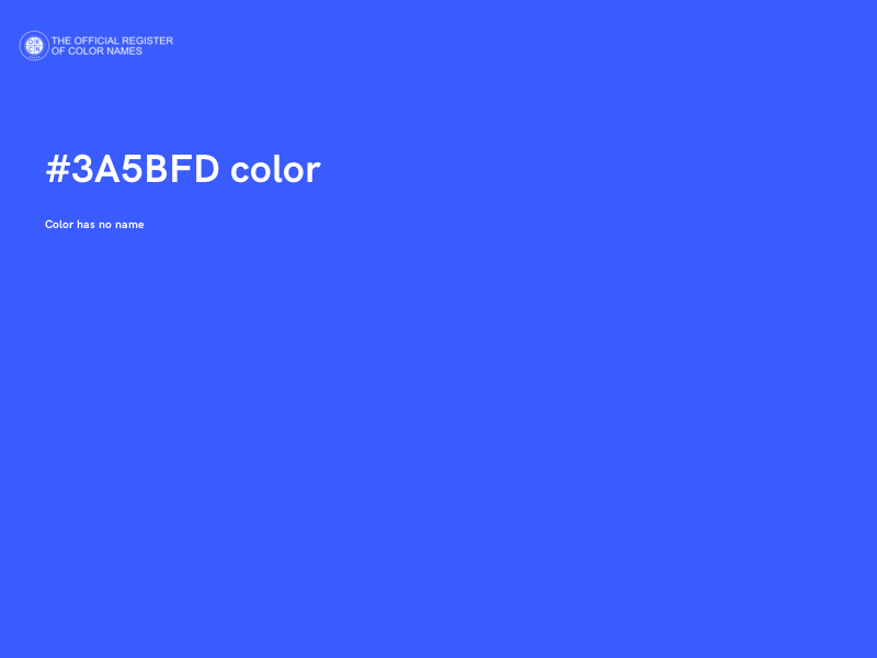#3A5BFD color image
