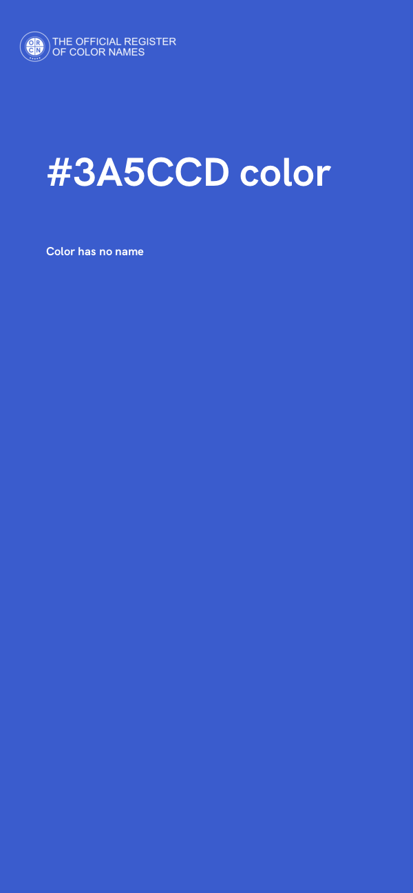 #3A5CCD color image