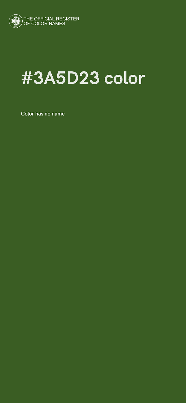 #3A5D23 color image