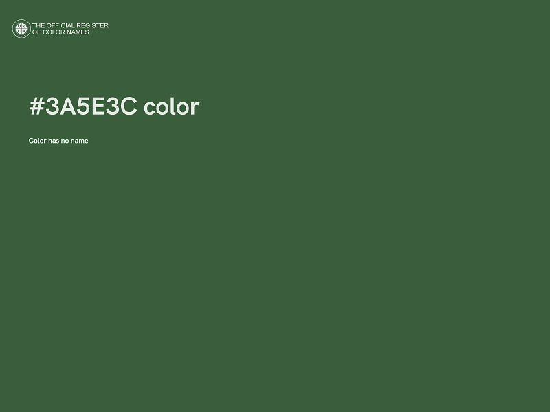 #3A5E3C color image