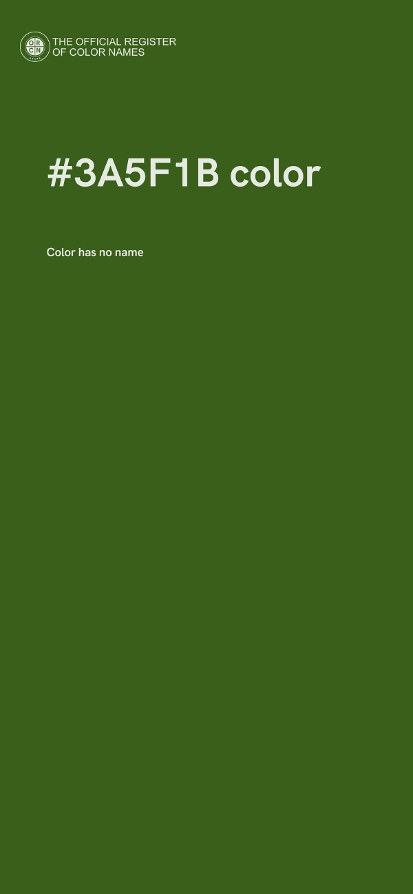#3A5F1B color image