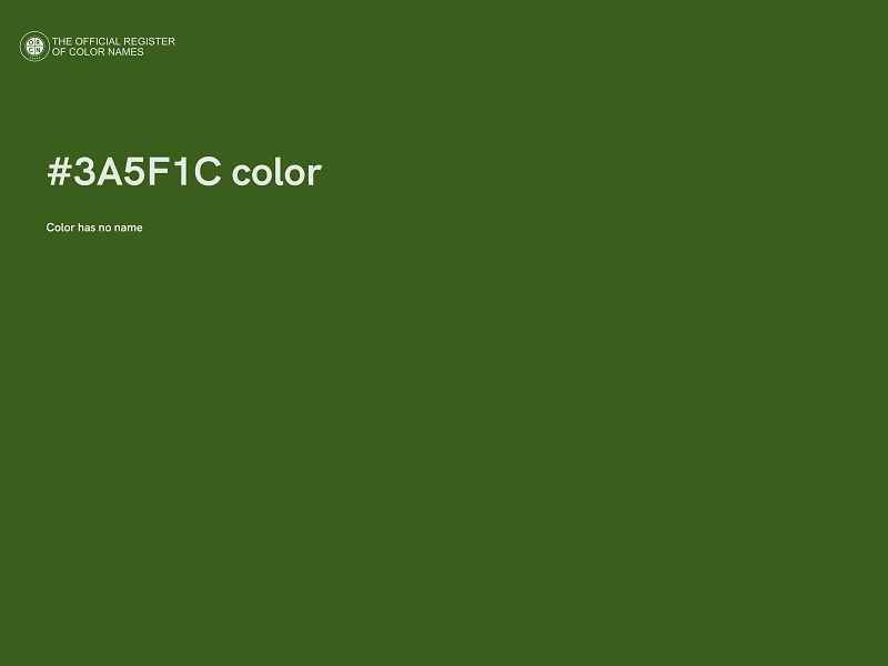 #3A5F1C color image