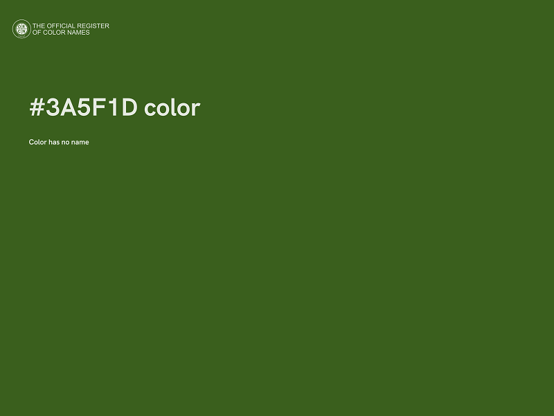 #3A5F1D color image