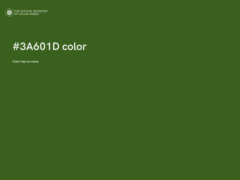 #3A601D color image