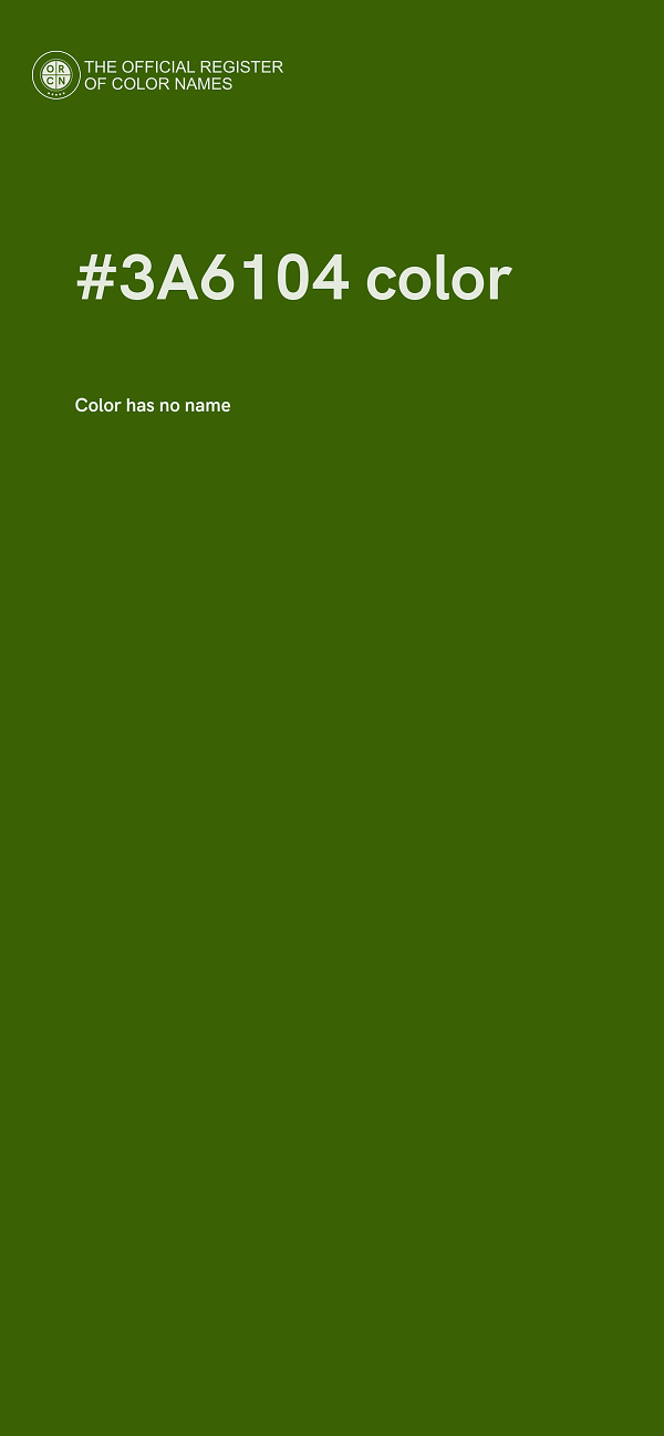 #3A6104 color image