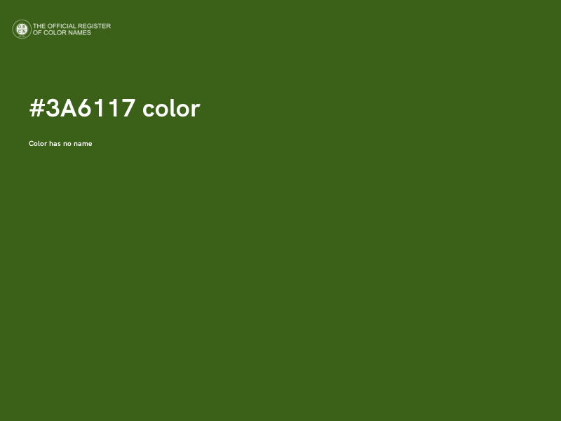 #3A6117 color image