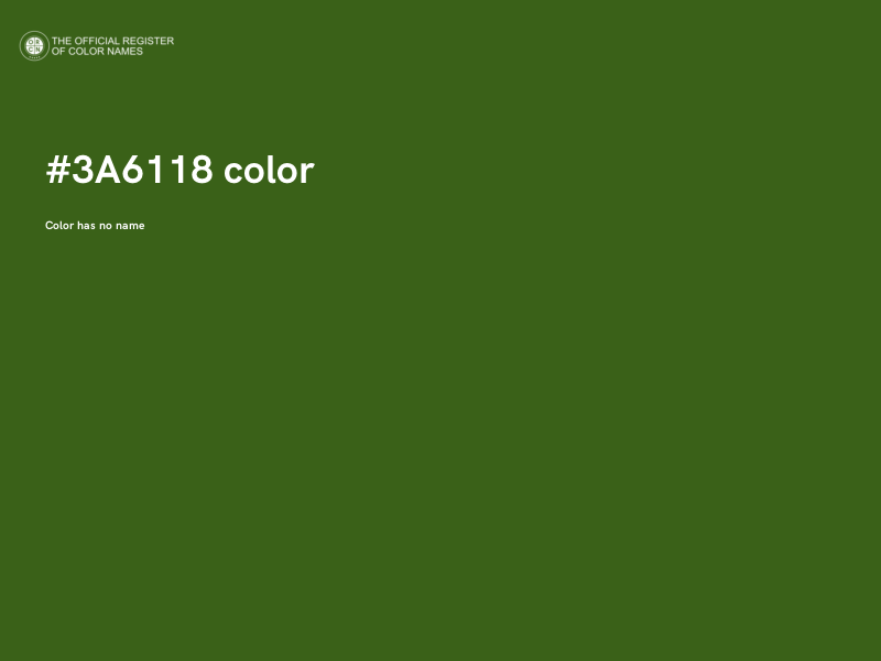 #3A6118 color image