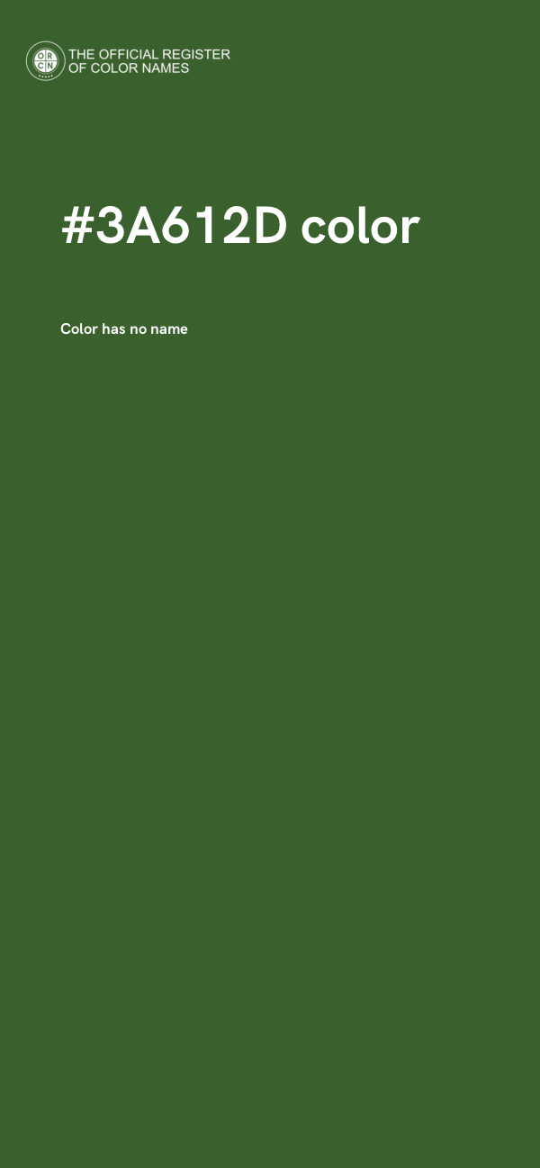 #3A612D color image