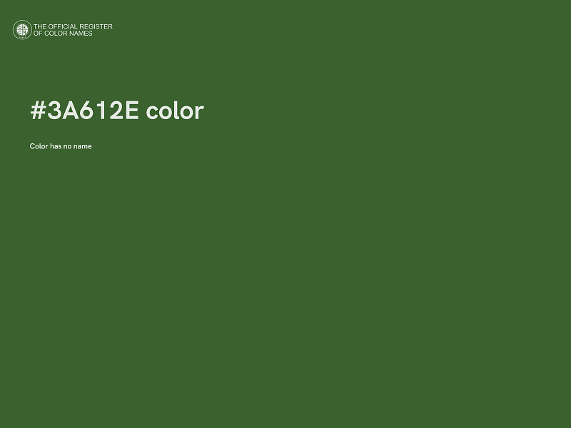 #3A612E color image