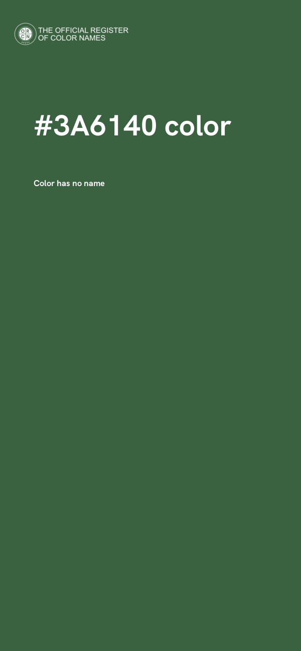 #3A6140 color image