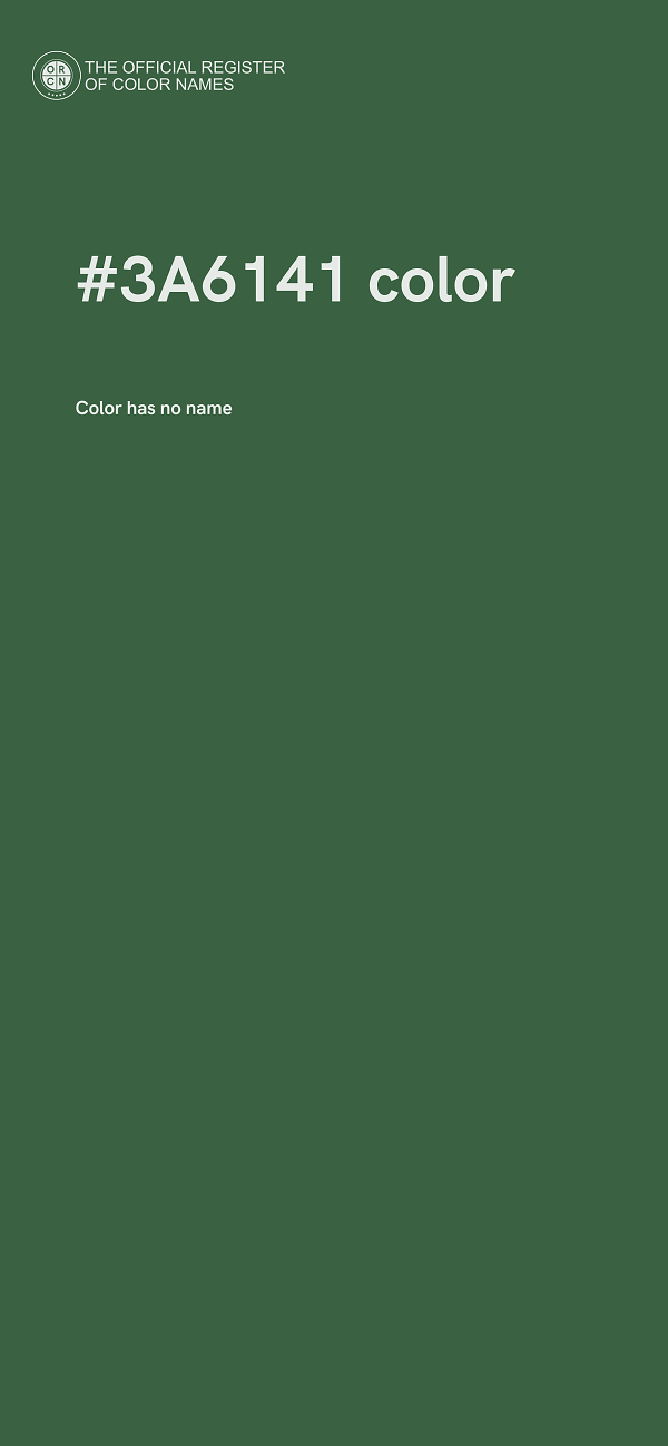 #3A6141 color image