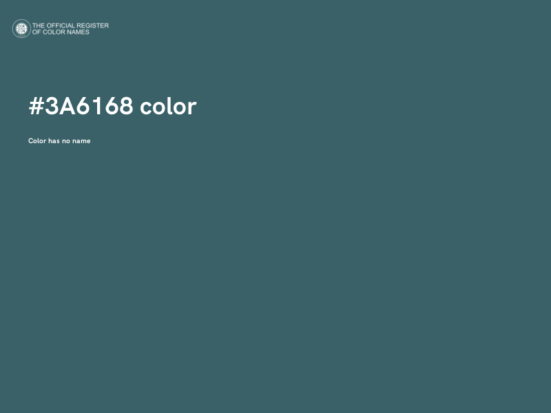 #3A6168 color image