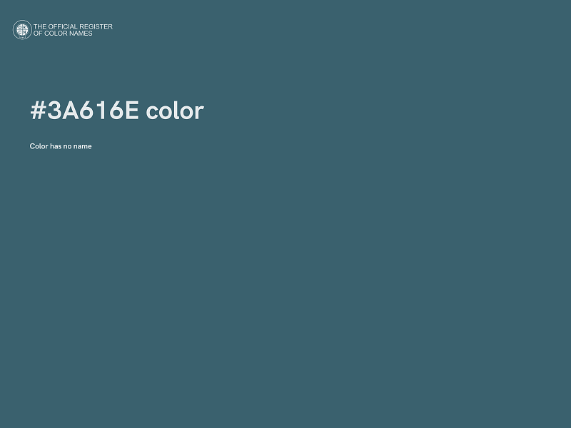 #3A616E color image