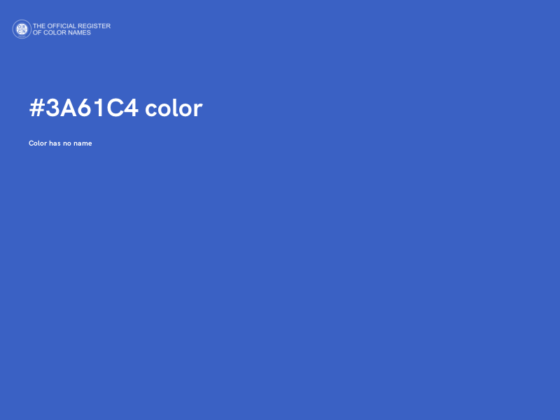 #3A61C4 color image