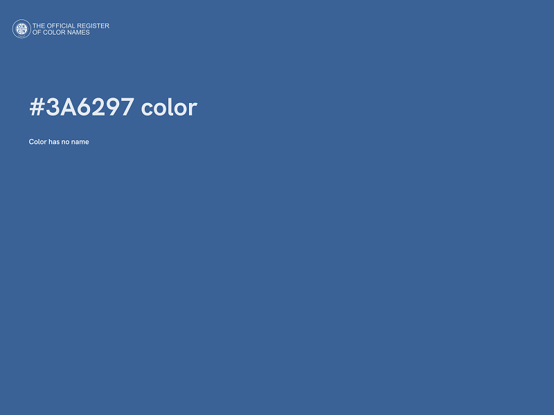 #3A6297 color image