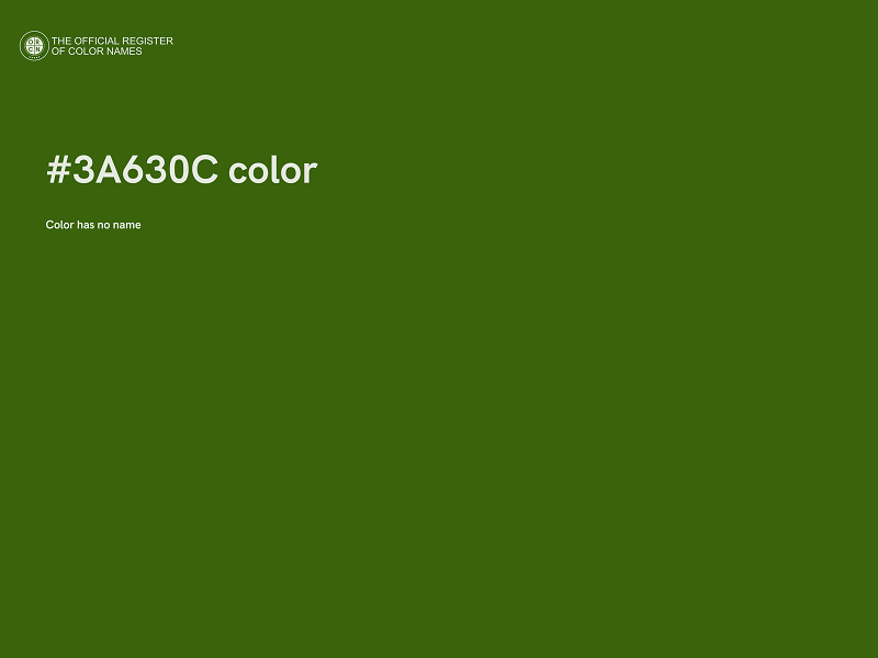 #3A630C color image