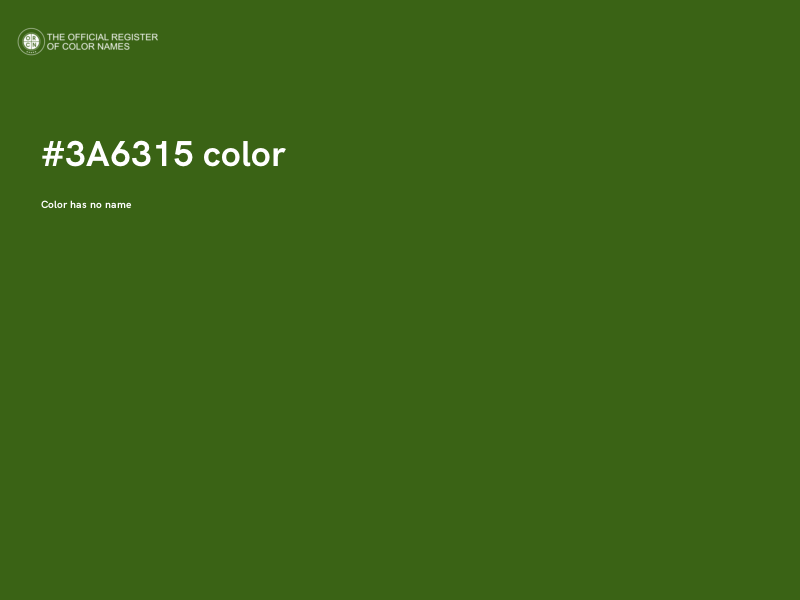 #3A6315 color image