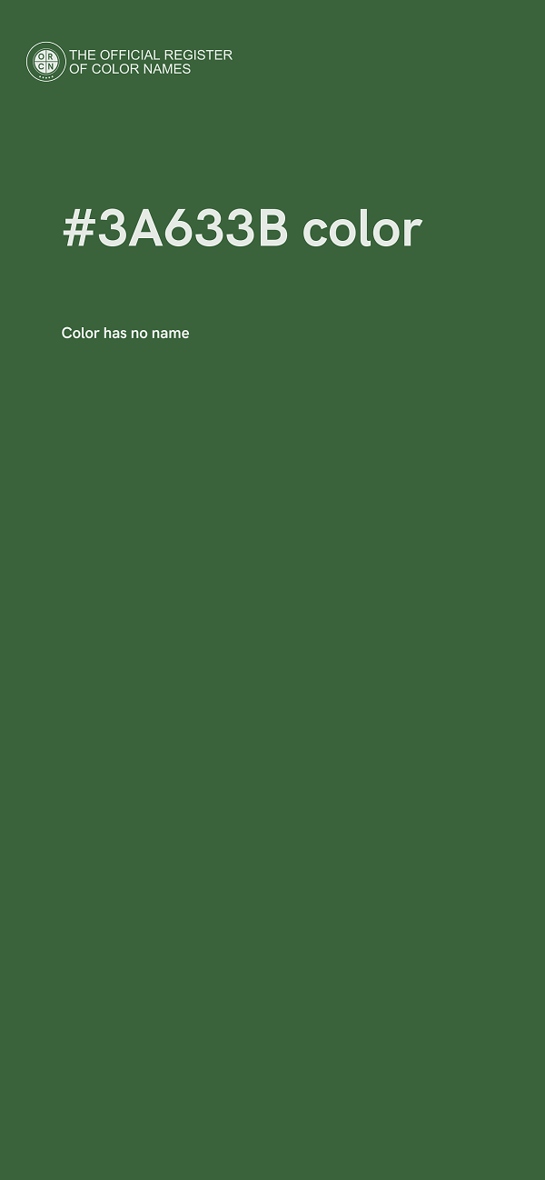 #3A633B color image