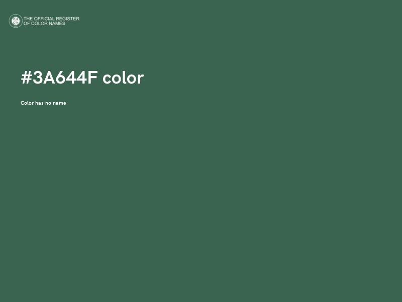 #3A644F color image