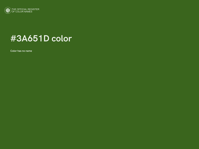 #3A651D color image