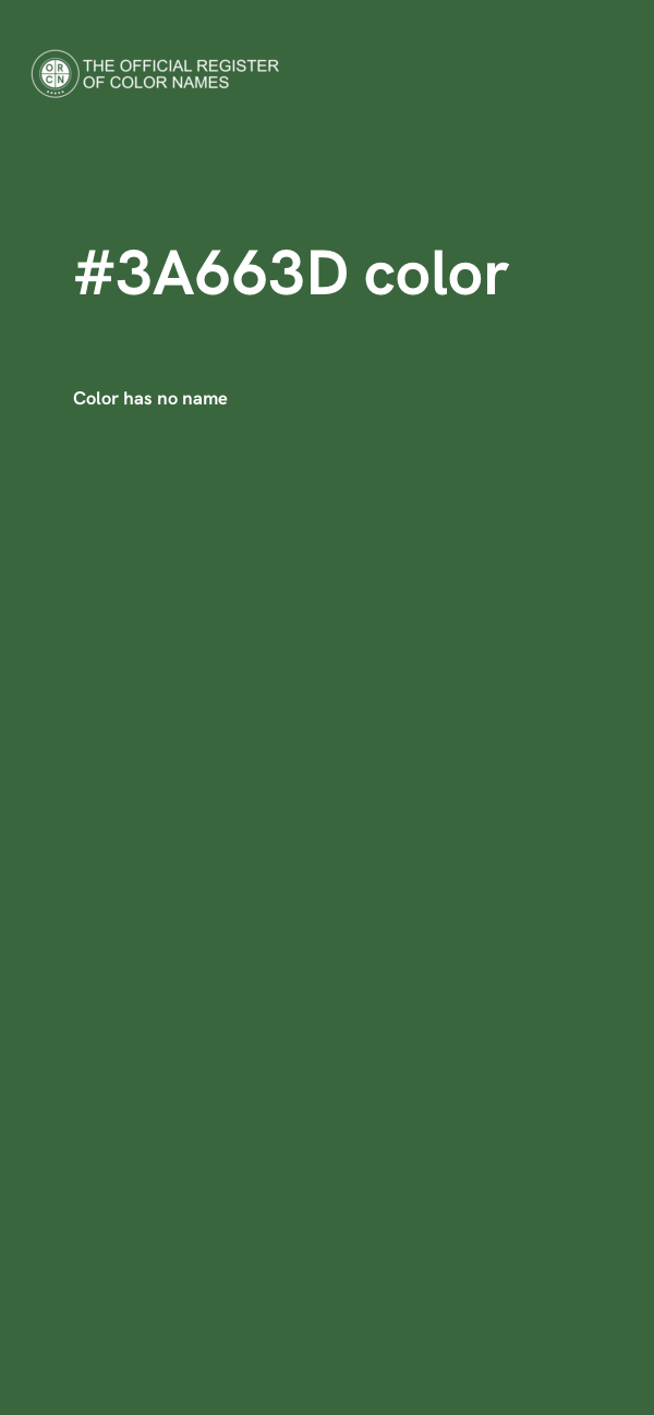 #3A663D color image