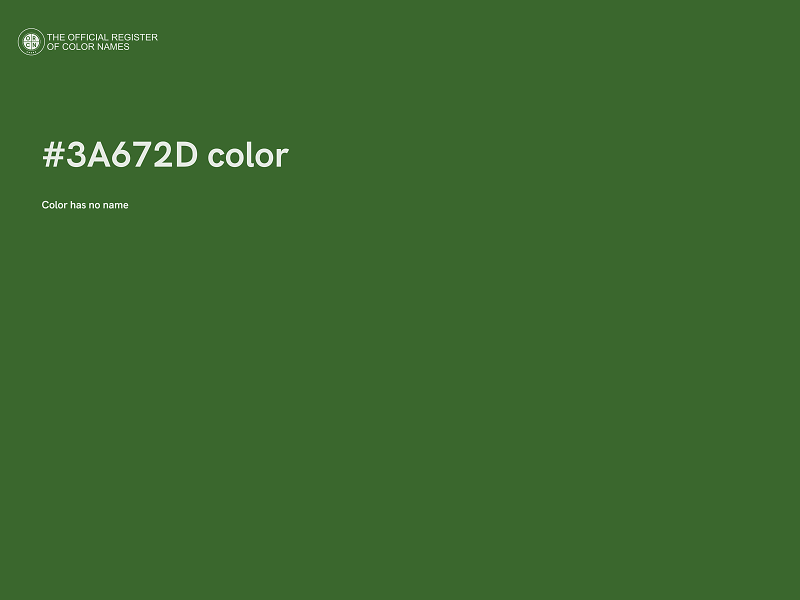 #3A672D color image