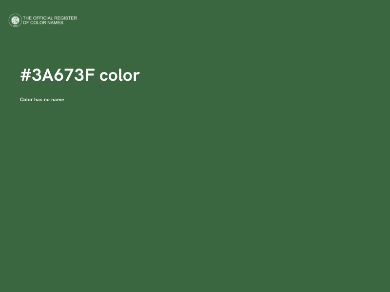 #3A673F color image