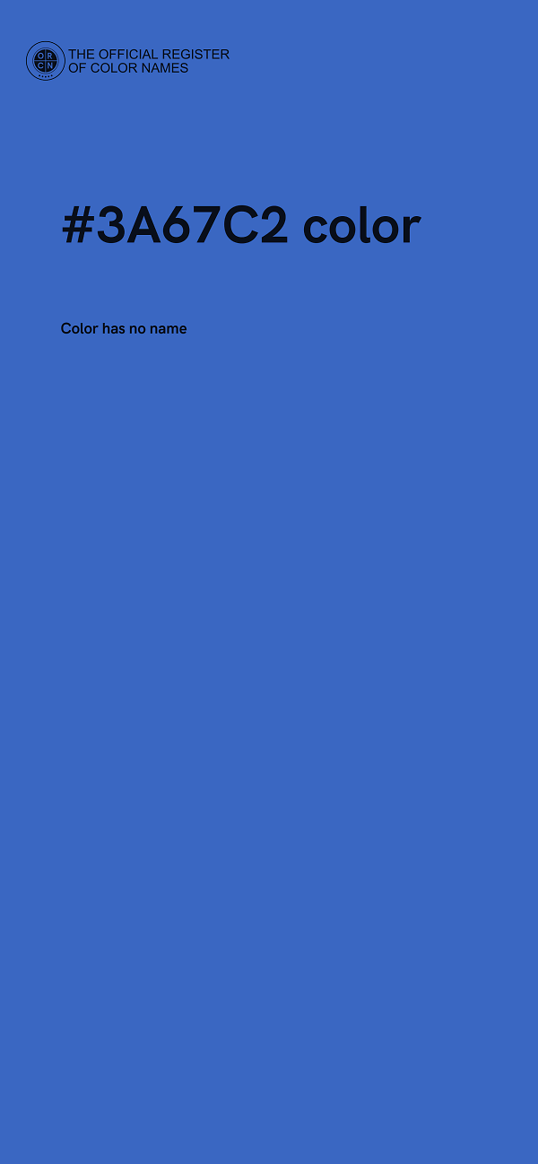 #3A67C2 color image