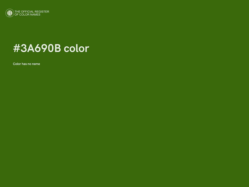 #3A690B color image