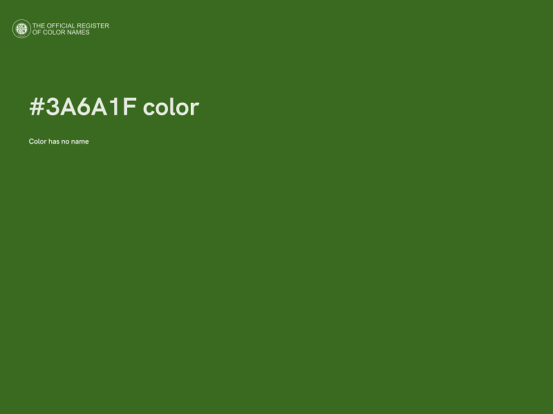 #3A6A1F color image