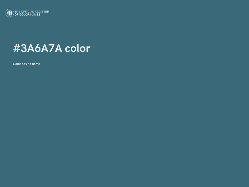 #3A6A7A color image